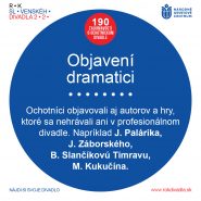 Zaujímavosť o ochotníckom divadle č. 3