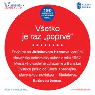 Zaujímavosť o ochotníckom divadle č. 36