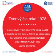 Zaujímavosť o ochotníckom divadle č. 84