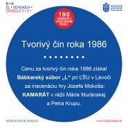 Zaujímavosť o ochotníckom divadle č. 105