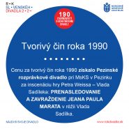 Zaujímavosť o ochotníckom divadle č. 121