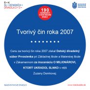 Zaujímavosť o ochotníckom divadle č. 175