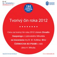 Zaujímavosť o ochotníckom divadle č. 185