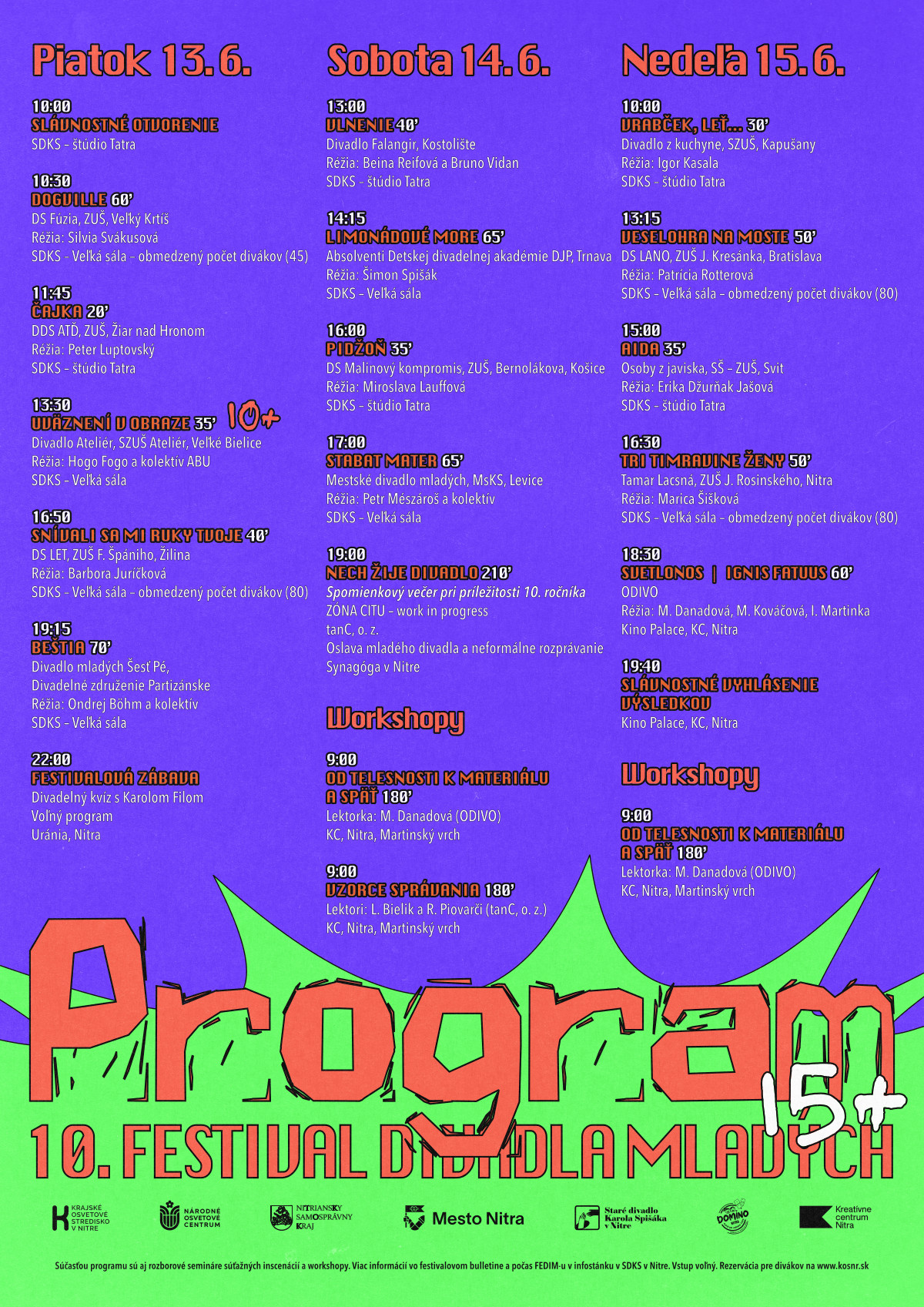 FEDIM 2025 programový plagát